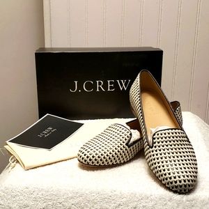 J Crew Cleo woven leather loafers, 7